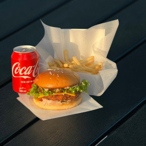 Burger + Soft Drinks + Fries