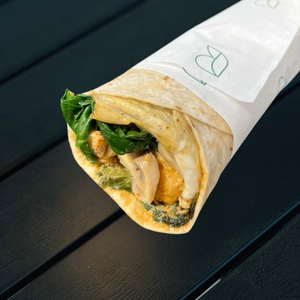 Mushroom Spinach Egg Roll